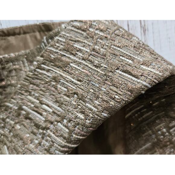 Micheal Micheal Kors Metallic Tweede Cowl Neck Sheath Dress sz 12 - Picture 7 of 7